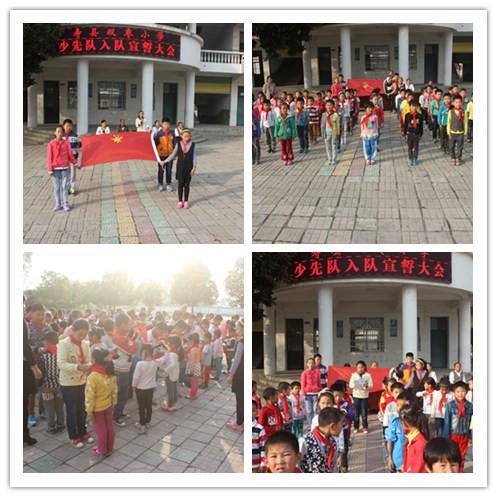 双枣小学举行新生入队仪式