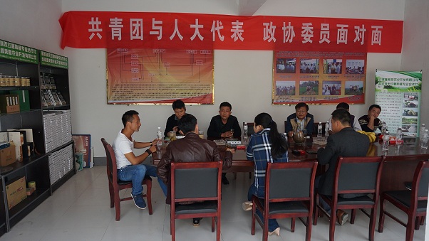 团县委开展“共青团与人大代表、政协委员面对面”暨青创协考察交流活动