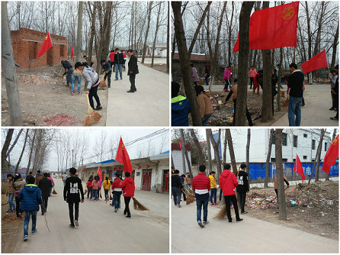 弘扬雷锋精神，整治校园周边环境